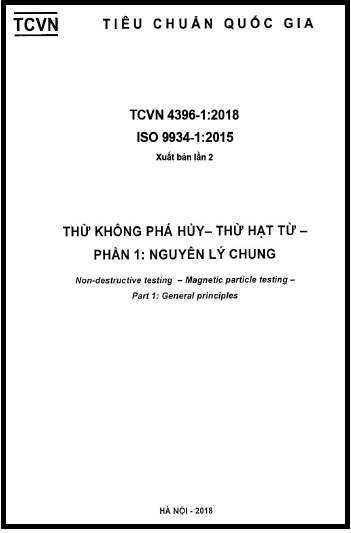 TCVN 4396-1-2018-ISO - Thử Không Phá Hủy - Thử Hạt Từ - Phần 1 Nguyên Lý Chung
