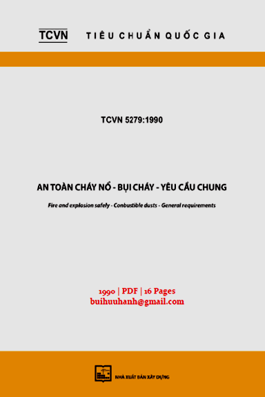 TCVN 5279-1990 - An Toàn Cháy Nổ - Bụi Cháy - Yêu Cầu Chung