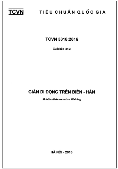 TCVN 5318-2016 - Giàn Di Động Trên Biển - Hàn