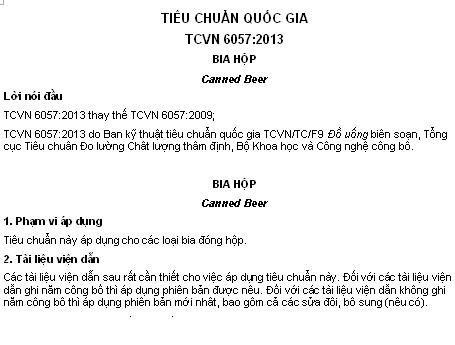 TCVN 6057-2013 - Bia Hộp