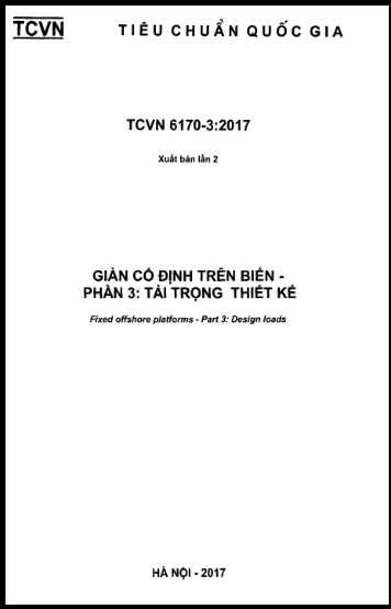 TCVN 6170-3-2017 - Giàn Cố Định Trên Biển - Phần 3 Tải Trọng Thiết Kế