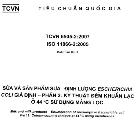 TCVN 6506-X-2007 - Sữa Và Sản Phẩm Sữa - Xác Định Hoạt Tính Phosphataza Kiềm (Trọn Bộ 2 Phần)
