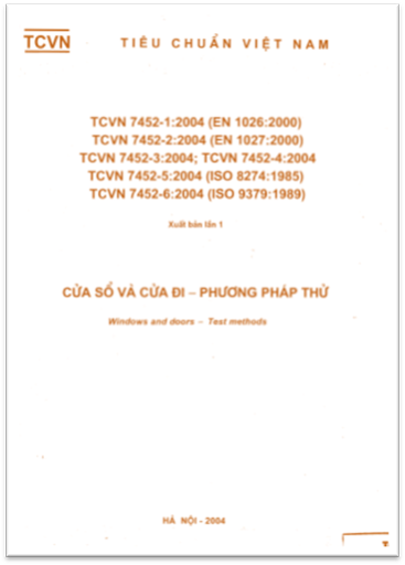 TCVN 7452-4-2004 - Cửa Sổ Và Cửa Đi - Phương Pháp Thử - Phần 4 Xác Định Độ Bền Góc Hàn Thanh Profile