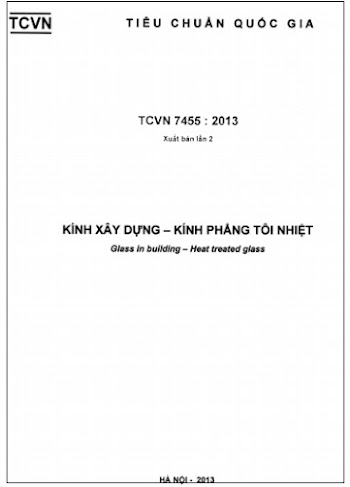 TCVN 7455-2013 - Kính Xây Dựng - Kính Phẳng Tôi Nhiệt