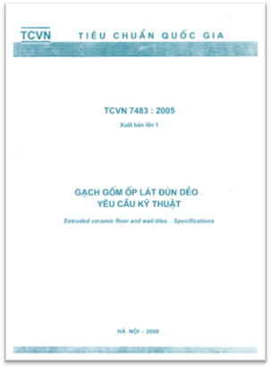 TCVN 7483-2005 - Gạch Gốm Ốp Lát Đùn Dẻo - Yêu Cầu Kỹ Thuật