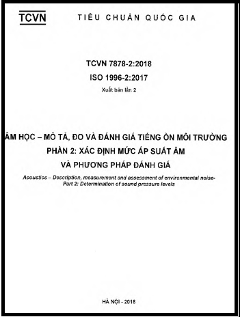 TCVN 7878-2-2018-ISO - Âm Học, Mô Tả, Đo Và Đánh Giá Tiếng Ồn Môi Trường - Phần 2