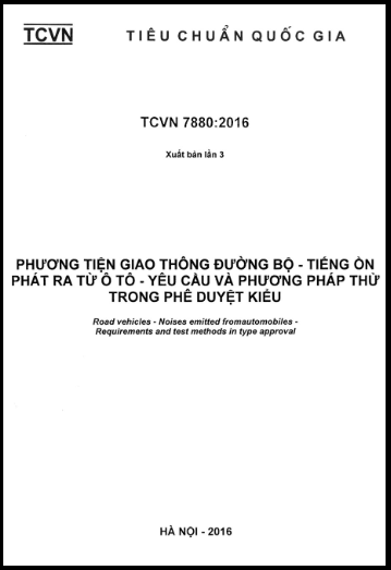 TCVN 7880-2016 - Phương Tiện Giao Thông Đường Bộ - Tiếng Ồn Phát Ra Từ Ô Tô