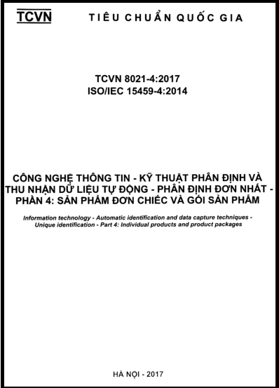 TCVN 8021-4-2017-ISO - Công Nghệ Thông Tin - Kĩ Thuật Phân Định Và Thu Nhận Dữ Liệu Tự Động