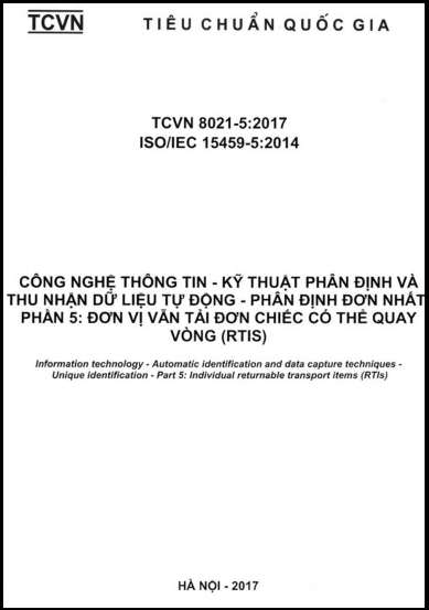 TCVN 8021-5-2017-ISO - Công Nghệ Thông Tin - Kĩ Thuật Phân Định Và Thu Nhận Dữ Liệu Tự Động