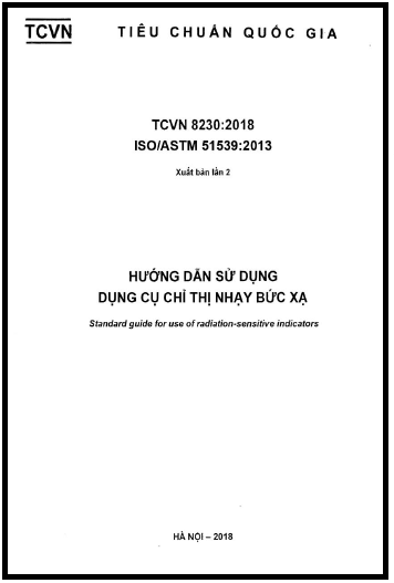 TCVN 8230-2018-ISO - Hướng Dẫn Sử Dụng Dụng Cụ Chỉ Thị Nhạy Bức Xạ