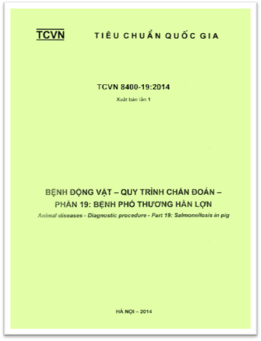 TCVN 8400-19-2014 - Bệnh Động Vật - Quy Trình Chẩn Đoán Phần 19 - Bệnh Phó Thương Hàn Lợn