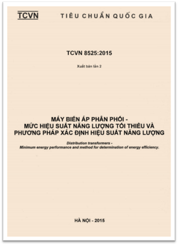 TCVN 8525-2015 - Máy Biến Áp Phân Phối - Mức Hiệu Suất Năng Lượng Tối Thiểu Và Phương Pháp Xác Định