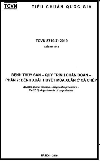 TCVN 8710-7-2019 - Bệnh Thủy Sản - Quy Trình Chẩn Đoán - Phần 7 Bệnh Xuất Huyết Mùa Xuân Ở Cá Chép