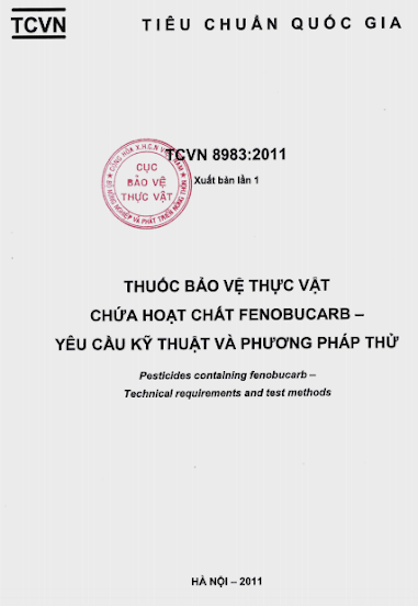 TCVN 8983-2011 - Thuốc Bảo Vệ Thực Vật Chứa Hoạt Chất Fenobucarb
