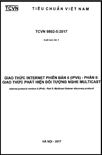 TCVN 9802-5-2017 - Giao Thức Internet Phiên Bản 6 (Ipv6) - Phần 5 Giao Thức Phát Hiện Đối Tượng Nghe