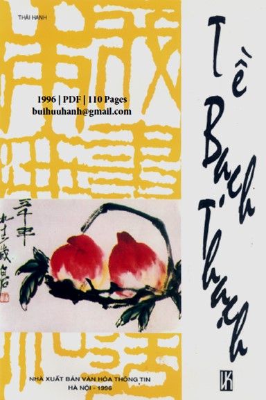 Tề Bạch Thạch (NXB Văn Hóa Thông Tin 1996) - Thái Hanh, 110 Trang