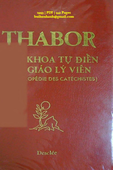 THABOR Bách Khoa Từ Điển Của Giáo Lý Viên (NXB Desclée 1993) - Marie Aitken, 941 Trang