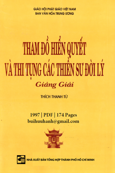 Tham Đồ Hiển Quyết Và Thi Tụng Các Thiền Sư Đời Lý Giảng Giải (NXB Tổng Hợp 1997) - Thích Thanh Từ