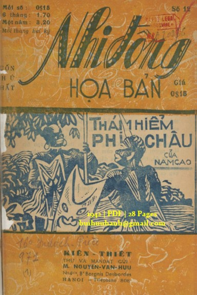 Thám Hiểm Phi Châu Quyển 1 (NXB Kiến Thiết 1942) - Nam Cao, 28 Trang
