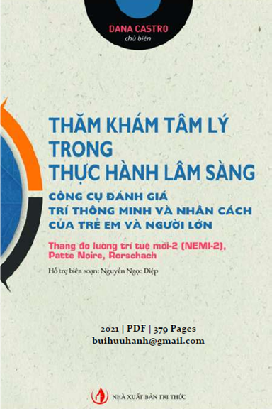 Thăm Khám Tâm Lý Trong Thực Hành Lâm Sàng (NXB Tri Thức 2021) - Dana Castro, 379 Trang