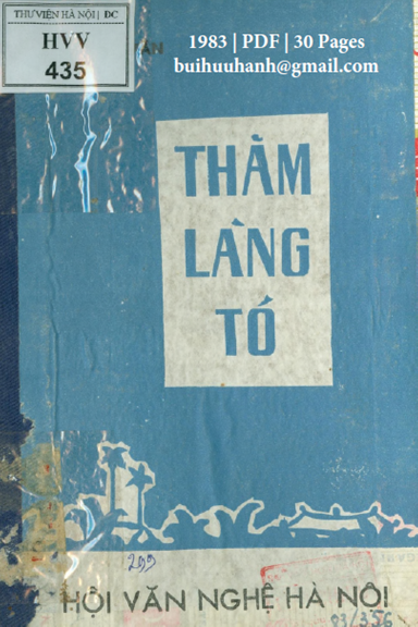 Thăm Làng Tó (NXB Hà Nội 1983) - Trần Lê Văn, 30 Trang
