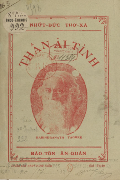 Thần Ái Tình (NXB Bảo Tồn 1929) - Rabindranath Tagore, 48 Trang