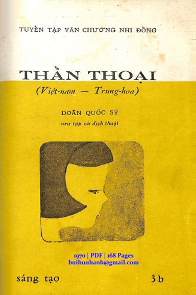 Thần Thoại Quyển 3B (NXB Sáng Tạo 1970) - Doãn Quốc Sỹ, 168 Trang