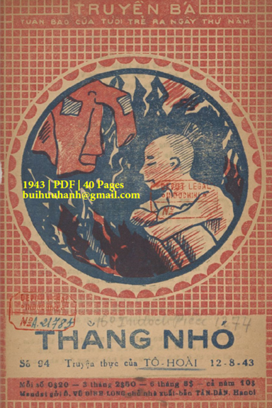 Thằng Nhó (NXB Tân Dân 1943) - Tô Hoài, 40 Trang