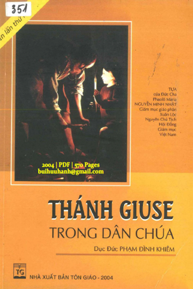 Thánh Giuse Trong Dân Chúa (NXB Tôn Giáo 2004) - Phạm Đình Khiêm, 570 Trang