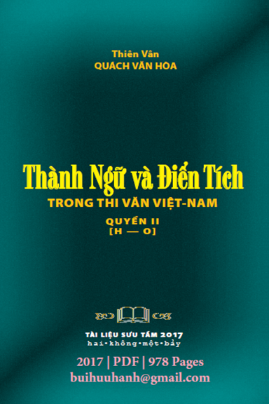 Thành Ngữ Và Điển Tích Trong Thi Văn Việt Nam Quyển 2 (NXB Tầm Nguyên 2017) - Quách Văn Hòa