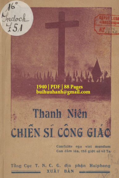 Thanh Niên Chiến Sĩ Công Giáo (NXB Thanh Niên Công Giáo 1940) - Trần Văn Thao, 88 Trang