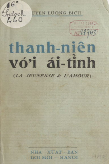 Thanh Niên Với Ái Tình (NXB Đời Mới 1943) - Nguyễn Lương Bích, 168 Trang