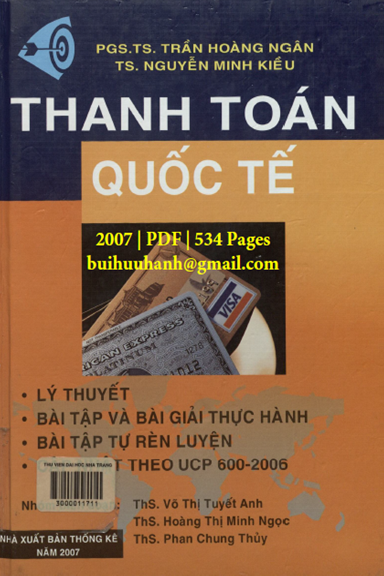 Thanh Toán Quốc Tế (NXB Thống Kê 2007) - Trần Hoàng Ngân, 534 Trang