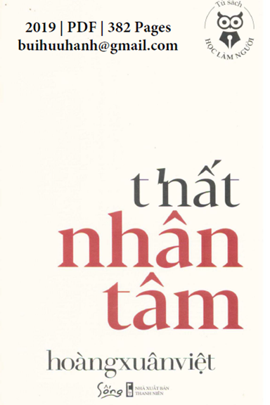 Thất Nhân Tâm (NXB Thanh Niên 2019) - Hoàng Xuân Việt, 382 Trang