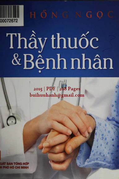Thầy Thuốc Và Bệnh Nhân (NXB Tổng Hợp 2015) - Đỗ Hồng Ngọc, 268 Trang