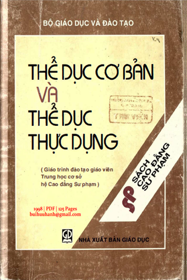 Thể Dục Cơ Bản Và Thể Dục Thực Dụng (NXB Giáo Dục 1998) - Đặng Đức Thao, 125 Trang