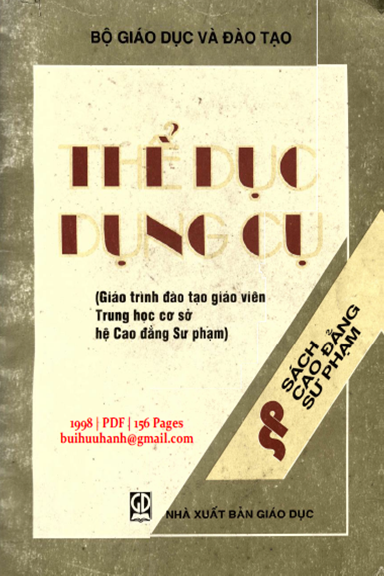 Thể Dục Dụng Cụ (NXB Giáo Dục 1998) - Đặng Đức Thao, 156 Trang