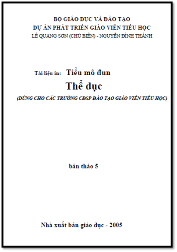 Thể Dục (NXB Giáo Dục 2005) - Lê Quang Sơn, 235 Trang