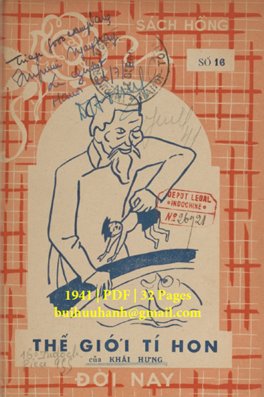 Thế Giới Tí Hon (NXB Đời Nay 1941) - Khái Hưng, 32 Trang