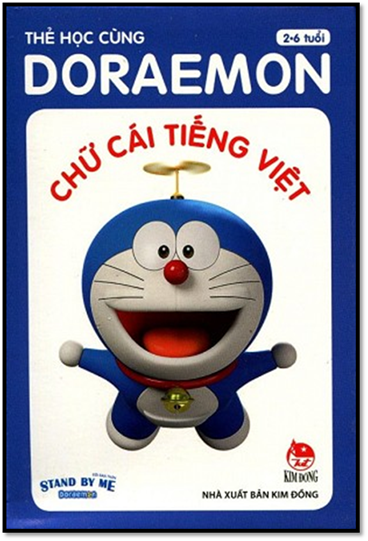 Thẻ Học Cùng Doraemon-Chữ Cái Tiếng Việt 2-6 Tuổi (NXB Kim Đồng 2015) - Phương Linh, 62 Trang