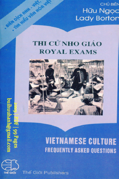Thi Cử Nho Giáo (NXB Thế Giới 2009) - Hữu Ngọc, 99 Trang