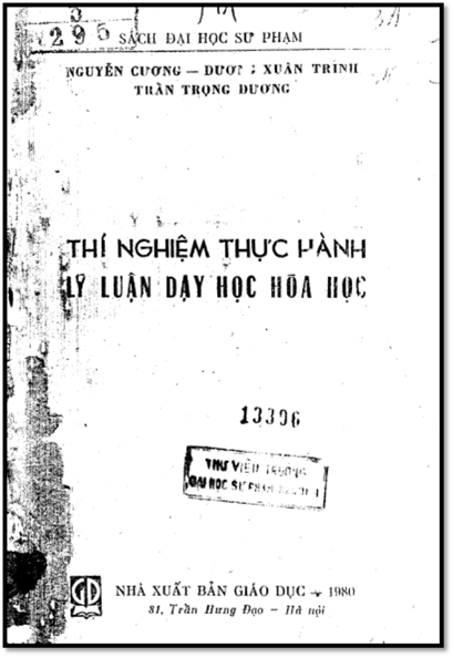 Thí Nghiệm Thực Hành Lý Luận Dạy Học Hóa Học (NXB Giáo Dục 1980) - Nguyễn Cương, 224 Trang