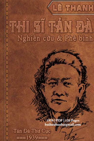 Thi Sĩ Tản Đà Nghiên Cứu Và Phê Bình (NXB Hà Nội 1939) - Lê Thanh, 120 Trang