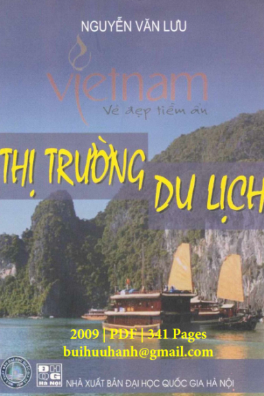Thị Trường Du Lịch (NXB Đại Học Quốc Gia 2009) - Nguyễn Văn Lưu, 341 Trang