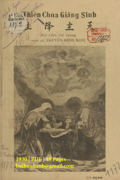 Thiên Chúa Giáng Sinh (NXB Thực Nghiệp 1930) - Nguyễn Đình Nghị, 48 Trang