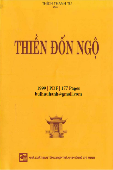 Thiền Đốn Ngộ (NXB Tổng Hợp 1999) - Thích Thanh Từ, 177 Trang