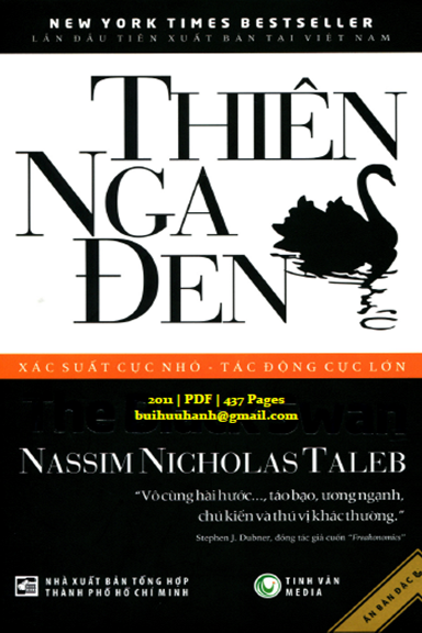 Thiên Nga Đen (NXB Tổng Hợp 2011) - Nassim Nicholas Taleb, 437 Trang