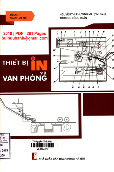 Thiết Bị In Và Văn Phòng (NXB Bách Khoa 2018) - Nguyễn Thị Phương Mai, 261 Trang