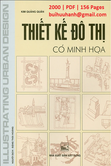 Thiết Kế Đô Thị Có Minh Họa (NXB Xây Dựng 2000) - Kim Quảng Quân, 156 Trang