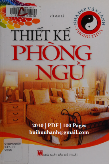 Thiết Kế Phòng Ngủ (NXB Mỹ Thuật 2010) - Võ Mai Lý, 100 Trang